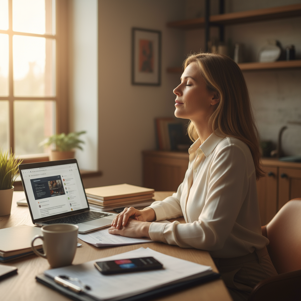 Practicing emotional self control