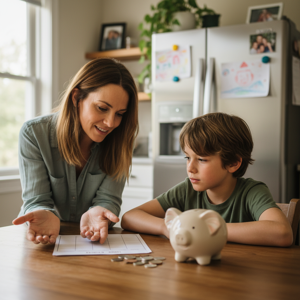 Money conversation with child