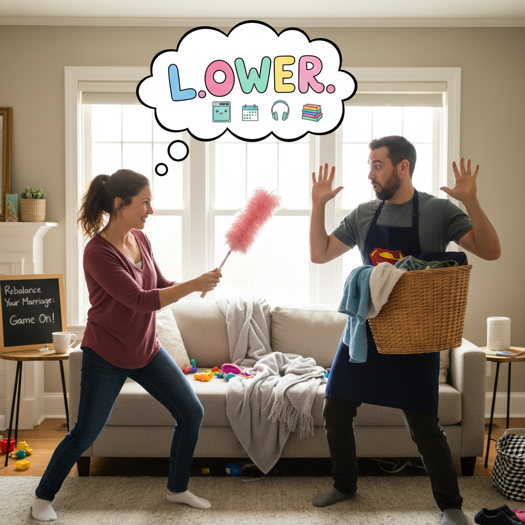 End the Chore War: LOWER Method to Rebalance Your Marriage
