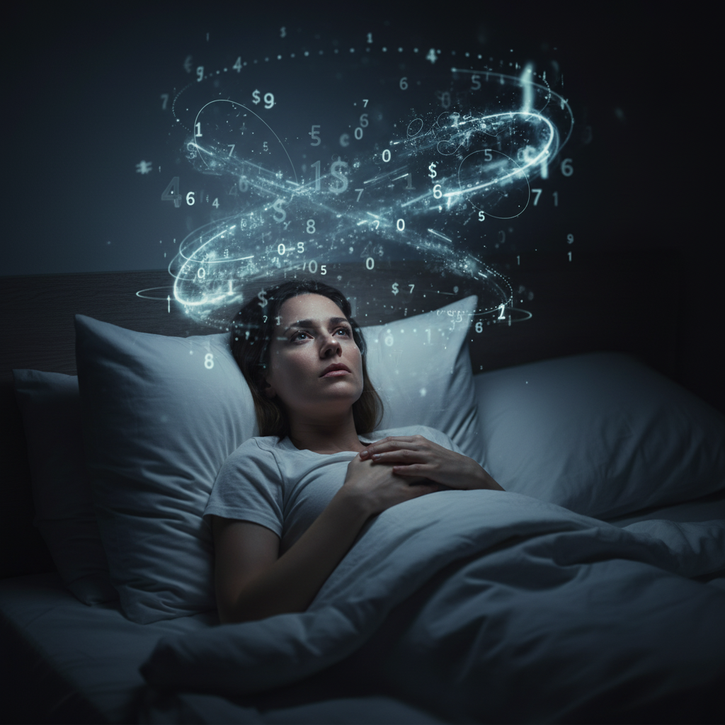 Debt keeping you up at night, debt-induced insomnia